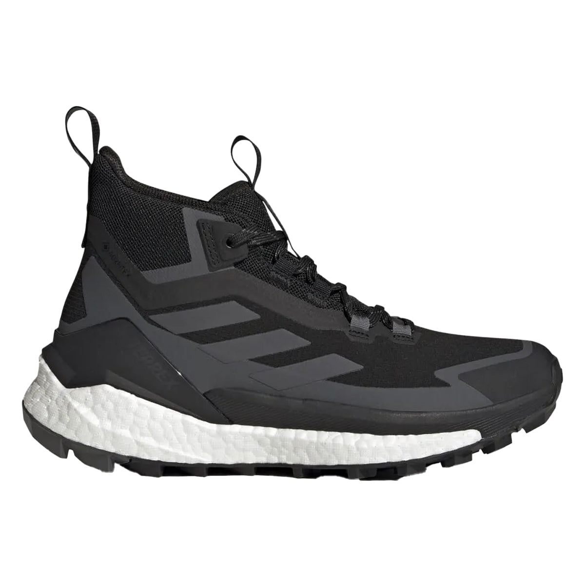 Black-Grey - Front - Adidas Womens-Ladies Terrex Free Hiker 2 GORE-TEX Hiking Shoes