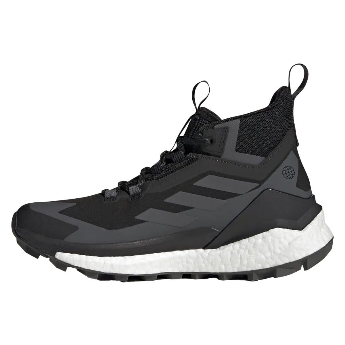 Black-Grey - Side - Adidas Womens-Ladies Terrex Free Hiker 2 GORE-TEX Hiking Shoes