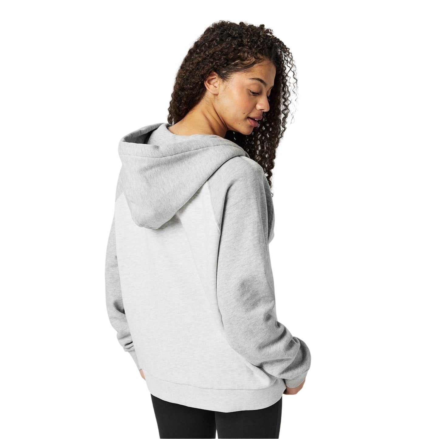 Light Heather - Lifestyle - Jack Wills Womens-Ladies Colour Block Raglan Full Zip Hoodie