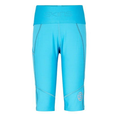 Sky Blue-Bright Blue - Front - Skins Womens-Ladies Series-1 Compression Shorts