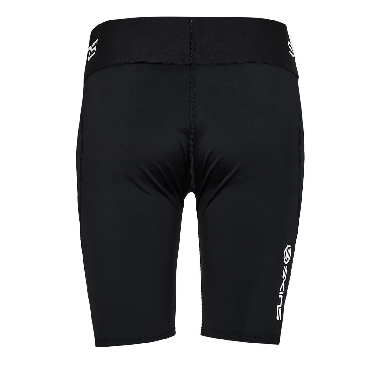 Black-White - Back - Skins Womens-Ladies Series-1 Compression Shorts