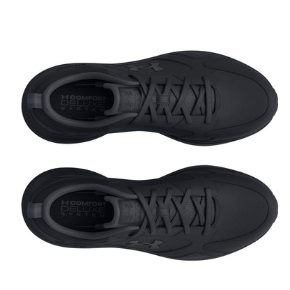 Triple Black - Lifestyle - Under Armour Mens Charged Edge Leather Trainers