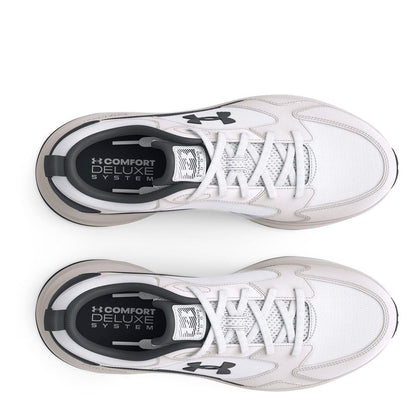 White-Black - Lifestyle - Under Armour Mens Charged Edge Leather Trainers