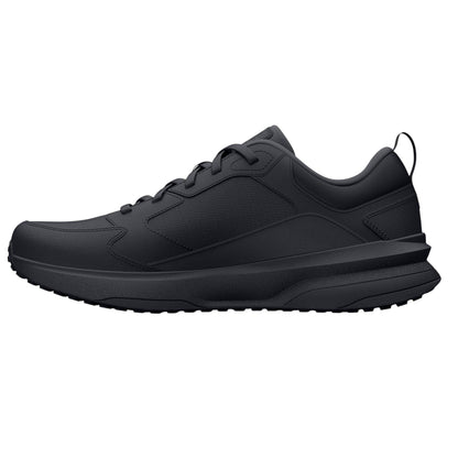 Triple Black - Back - Under Armour Mens Charged Edge Leather Trainers