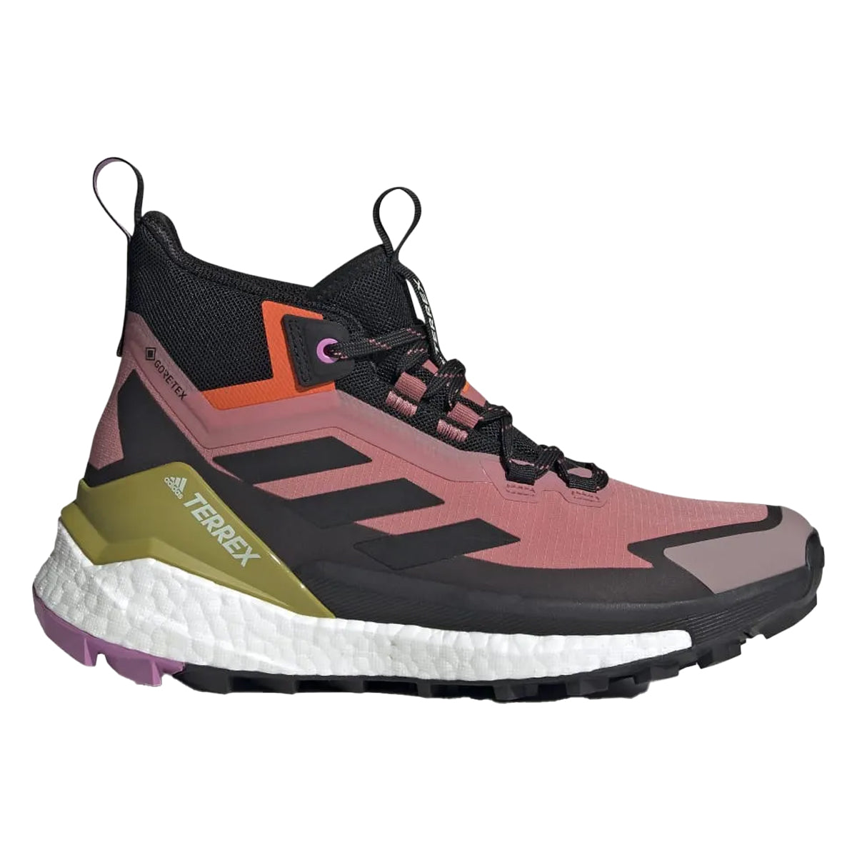 Black-Grey - Front - Adidas Womens-Ladies Terrex Free Hiker 2 GORE-TEX Hiking Shoes
