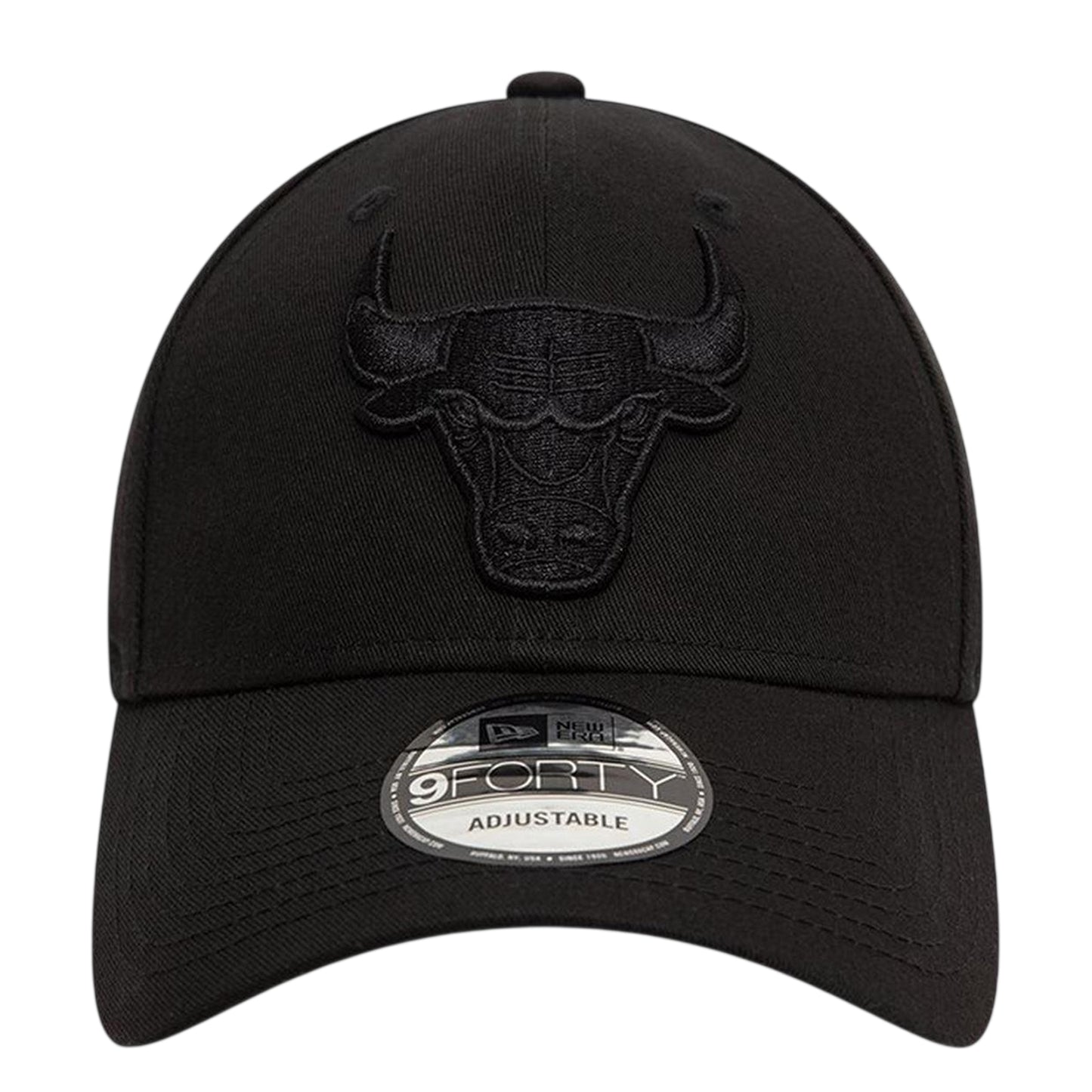 Black - Front - New Era 9Forty Chicago Bulls Baseball Cap