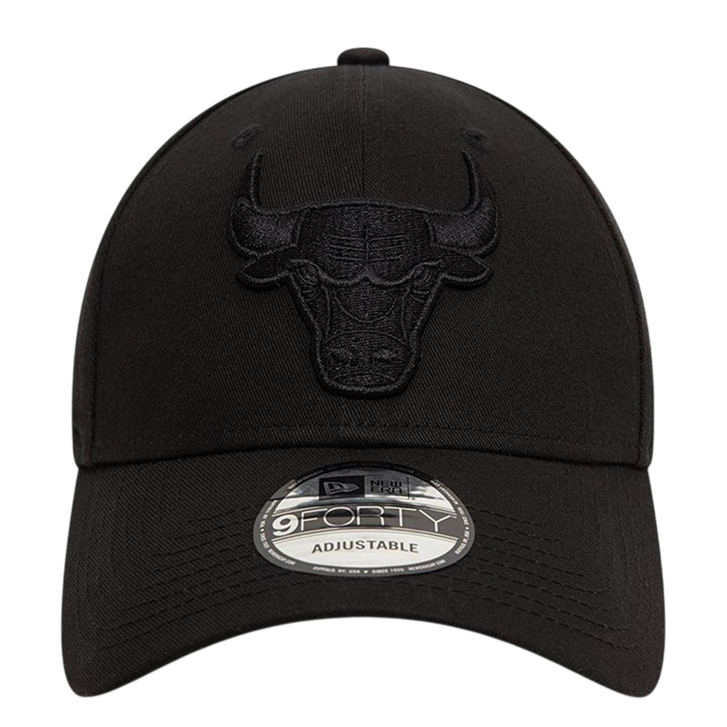 Black - Front - New Era 9Forty Chicago Bulls Baseball Cap