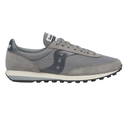 Grey - Front - Saucony Unisex Adult 80 Suede Trainers