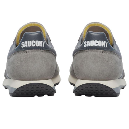 Grey - Back - Saucony Unisex Adult 80 Suede Trainers