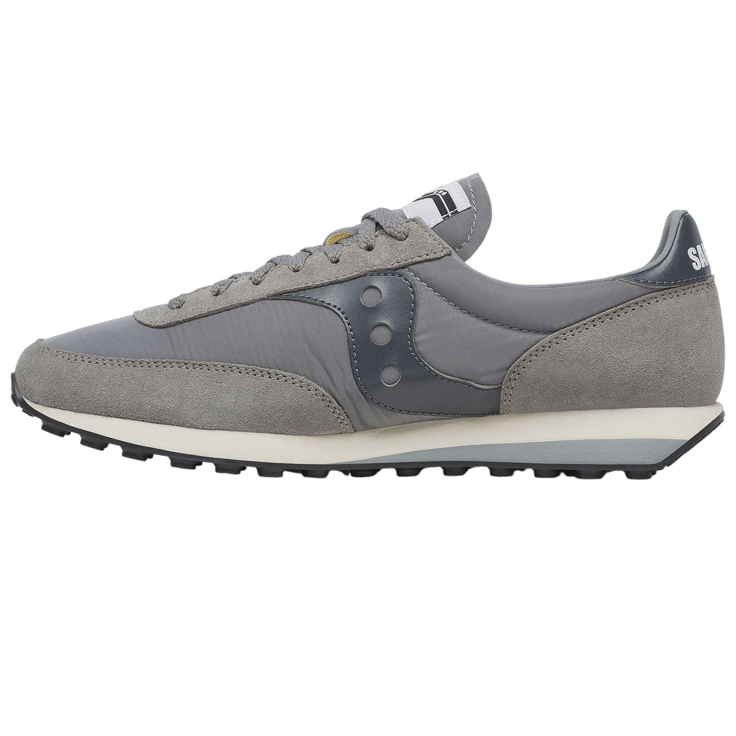 Grey - Side - Saucony Unisex Adult 80 Suede Trainers