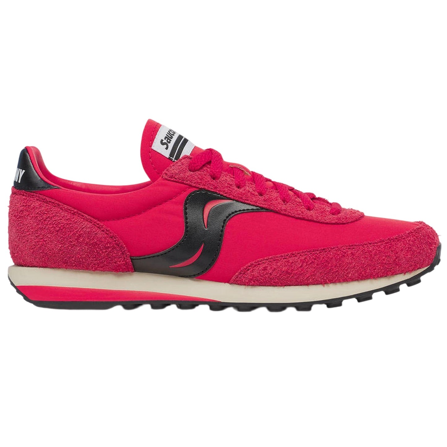 Red - Front - Saucony Unisex Adult 80 Suede Trainers