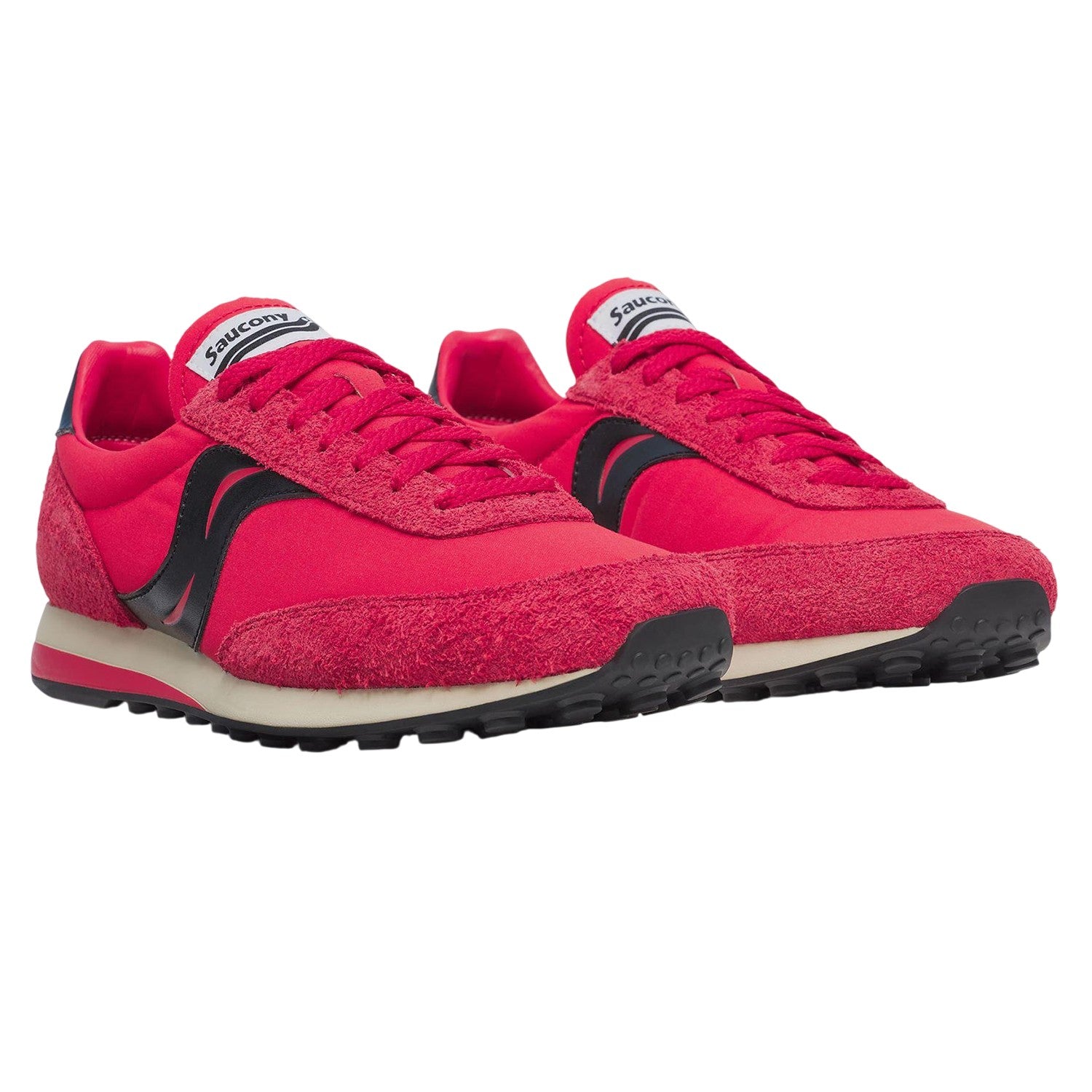Red - Lifestyle - Saucony Unisex Adult 80 Suede Trainers