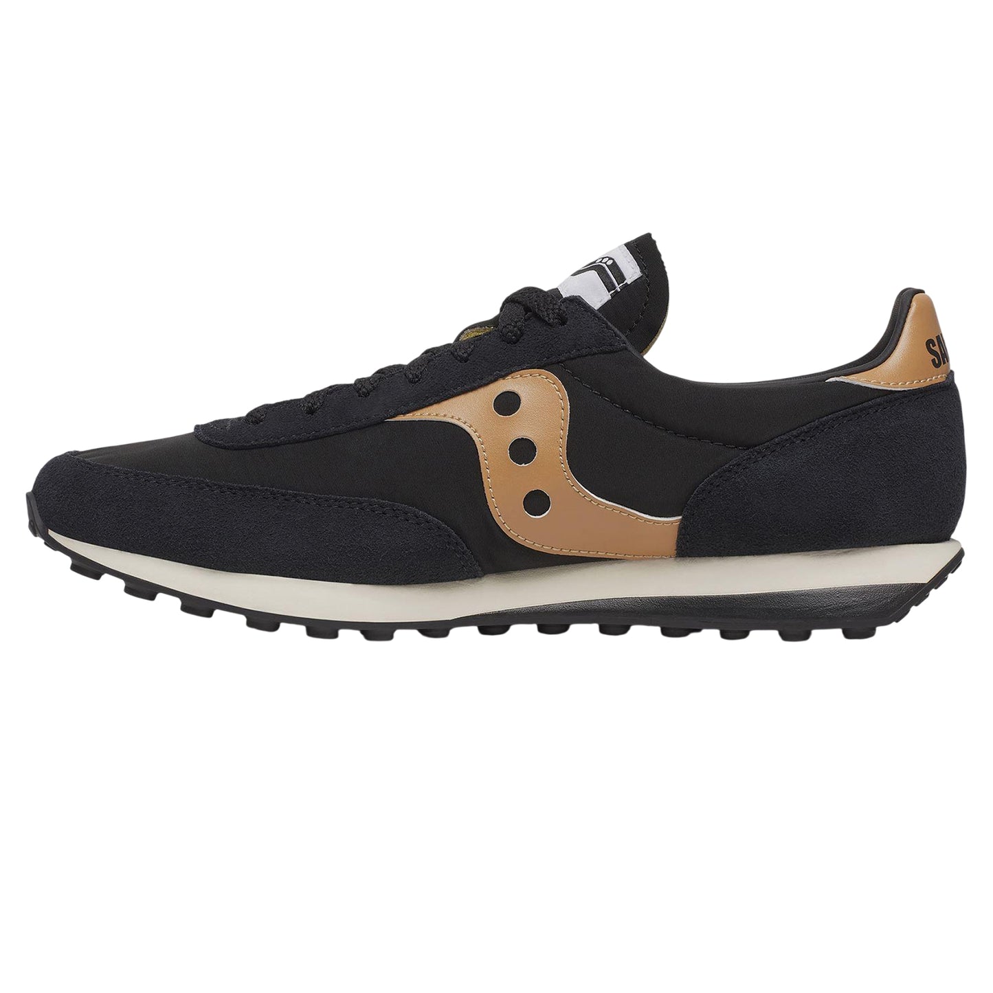 Black - Side - Saucony Unisex Adult 80 Suede Trainers