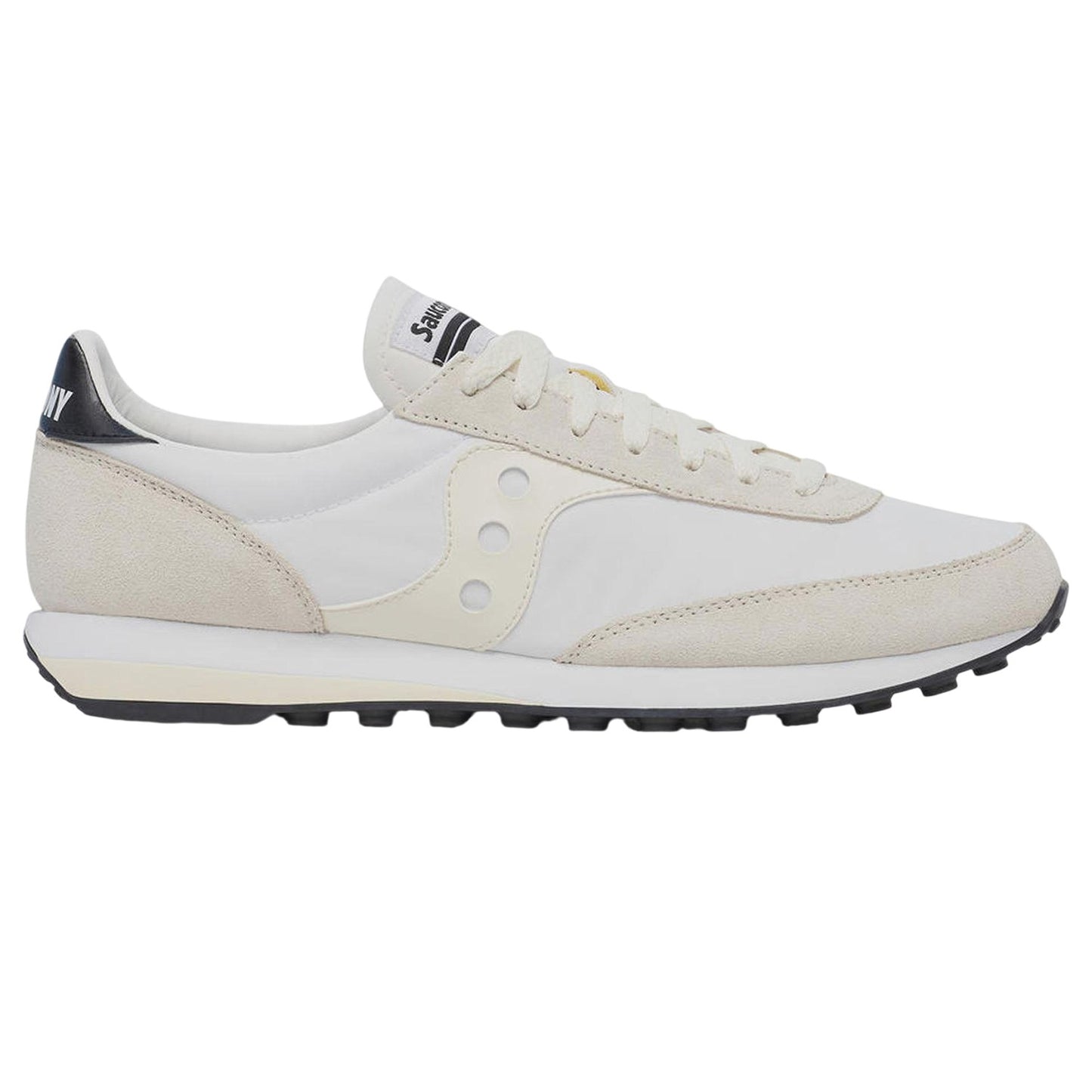 White - Front - Saucony Unisex Adult 80 Suede Trainers