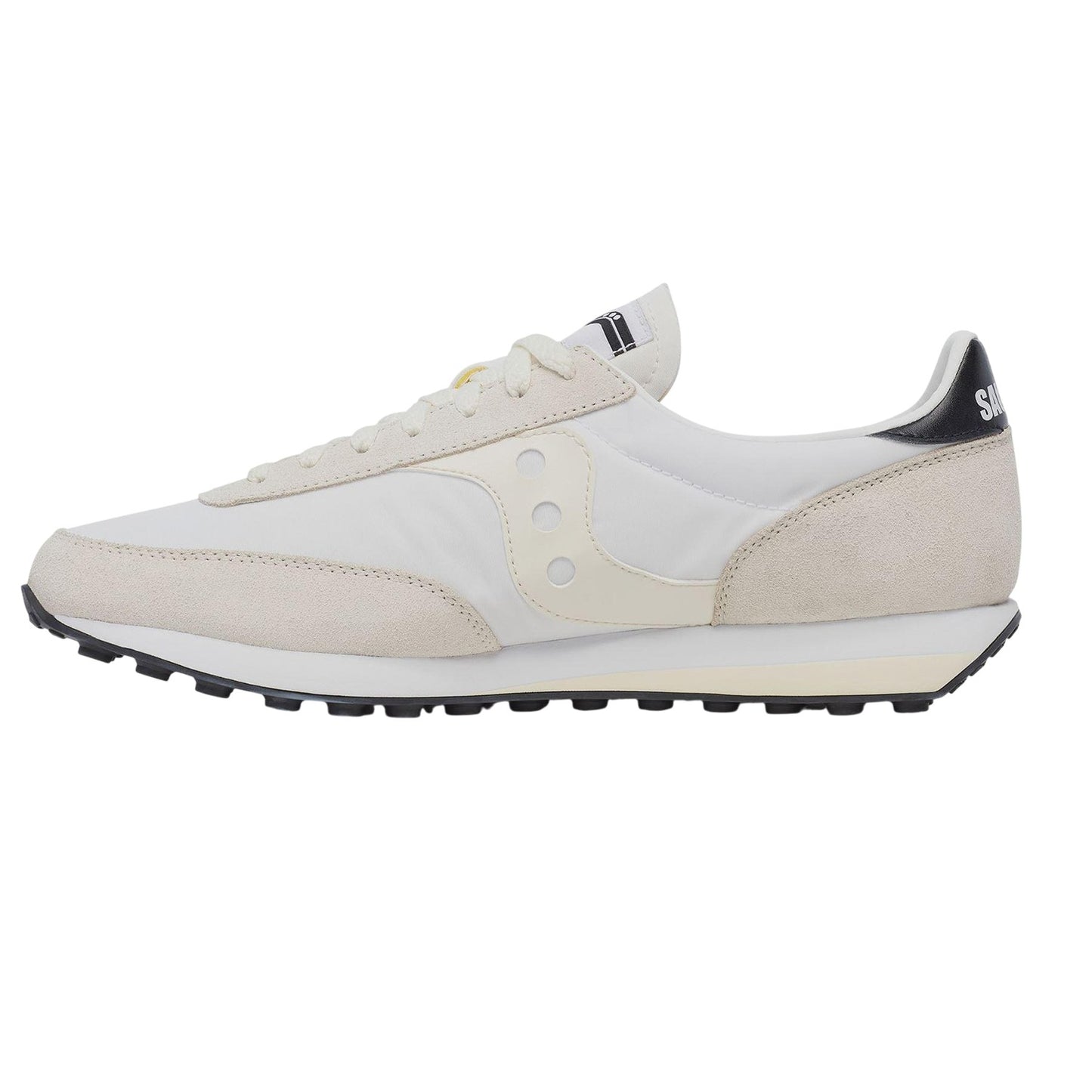 White - Side - Saucony Unisex Adult 80 Suede Trainers