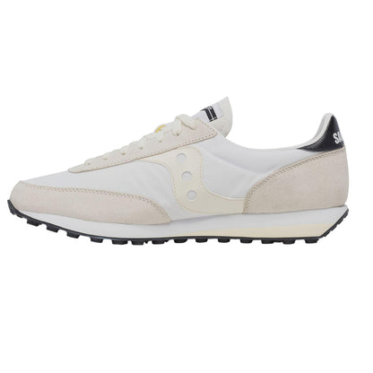 White - Side - Saucony Unisex Adult 80 Suede Trainers