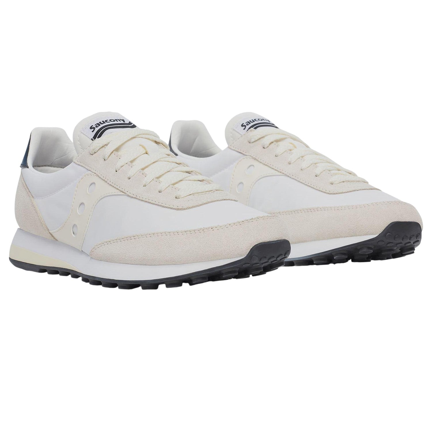 White - Lifestyle - Saucony Unisex Adult 80 Suede Trainers