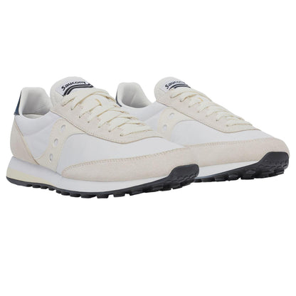 White - Lifestyle - Saucony Unisex Adult 80 Suede Trainers