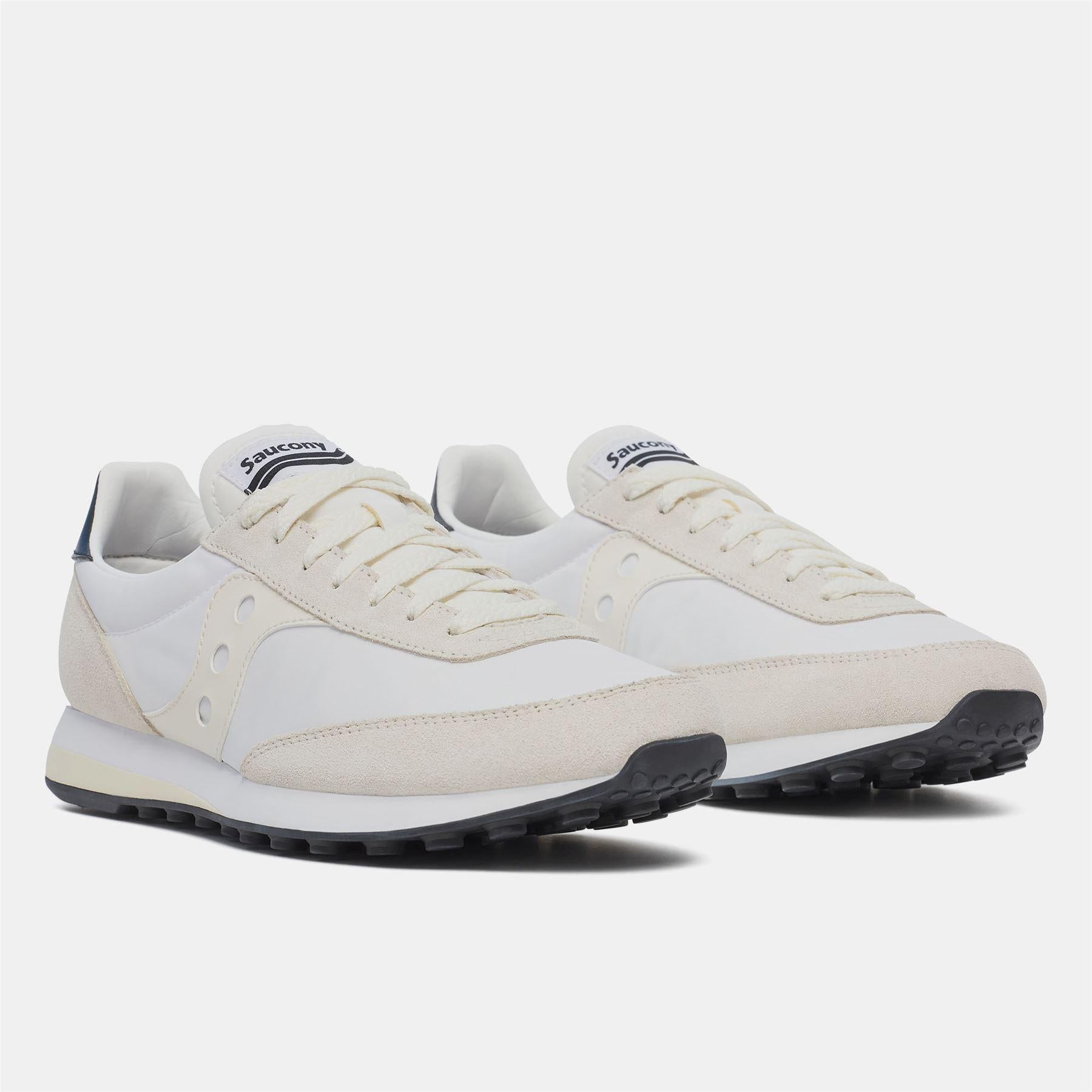 White-Cream - Back - Saucony Unisex Adult 80 Suede Trainers