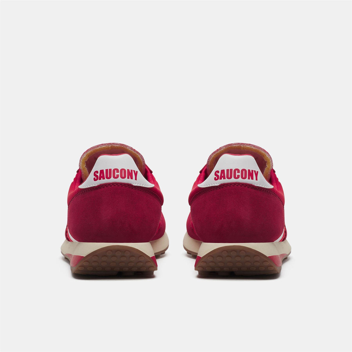 Red-White - Lifestyle - Saucony Unisex Adult 80 Suede Trainers