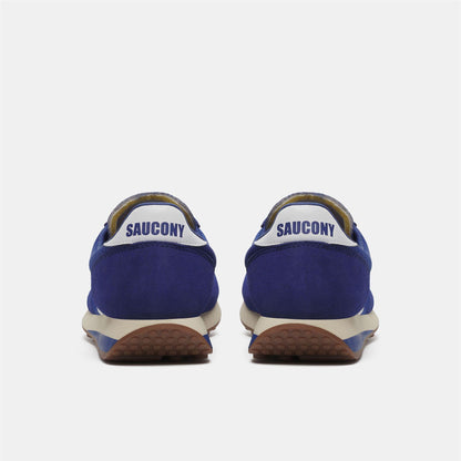 Blue-White - Lifestyle - Saucony Unisex Adult 80 Suede Trainers