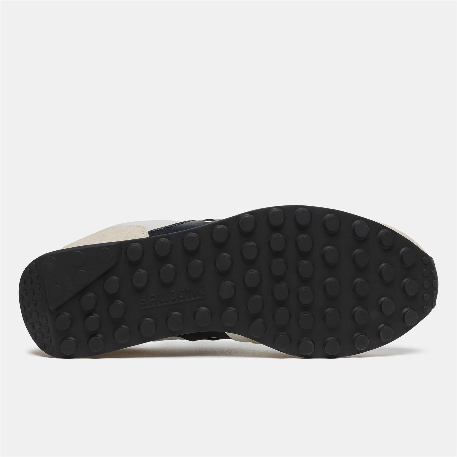 White-Black - Close up - Saucony Unisex Adult 80 Suede Trainers