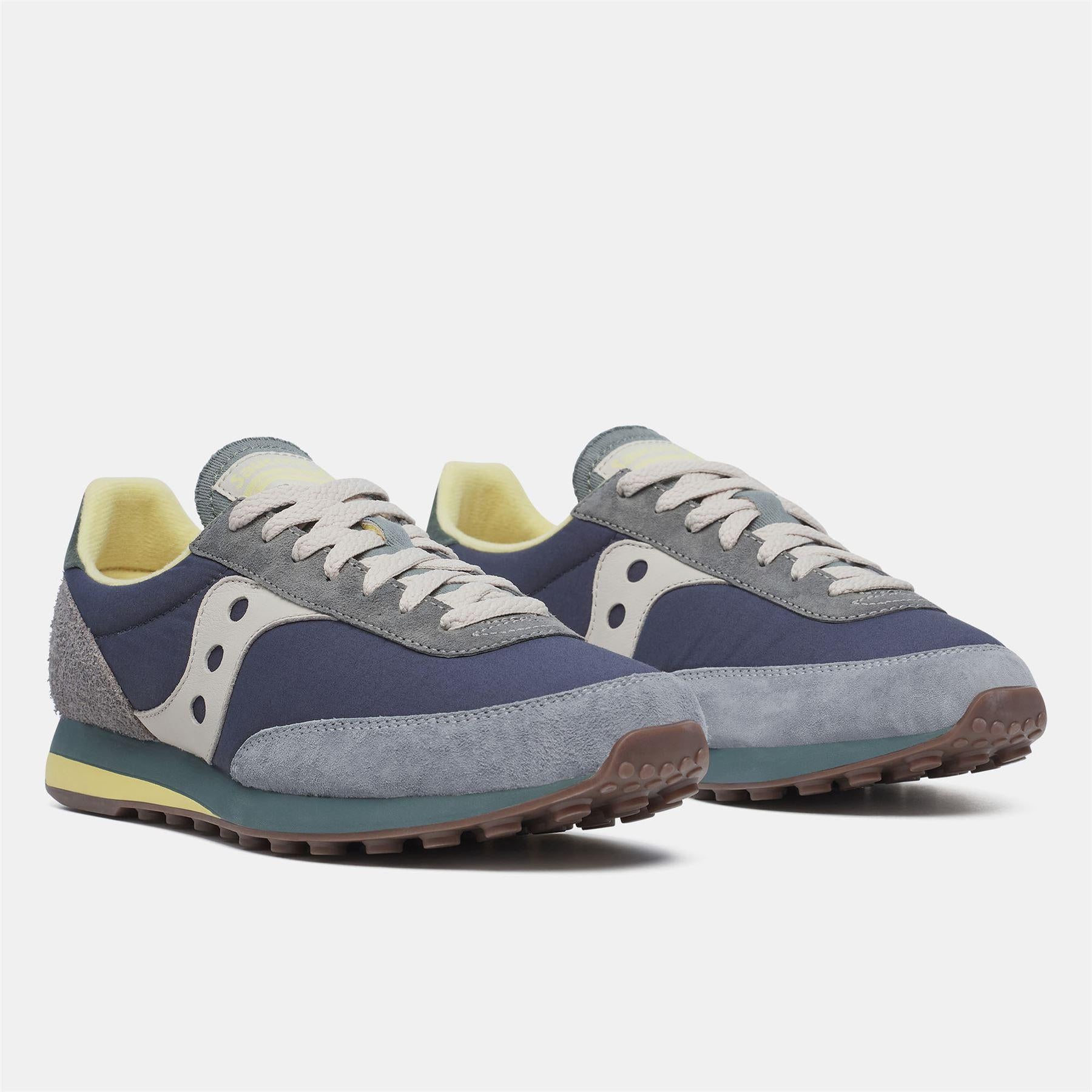 Navy - Back - Saucony Unisex Adult 80 Suede Trainers