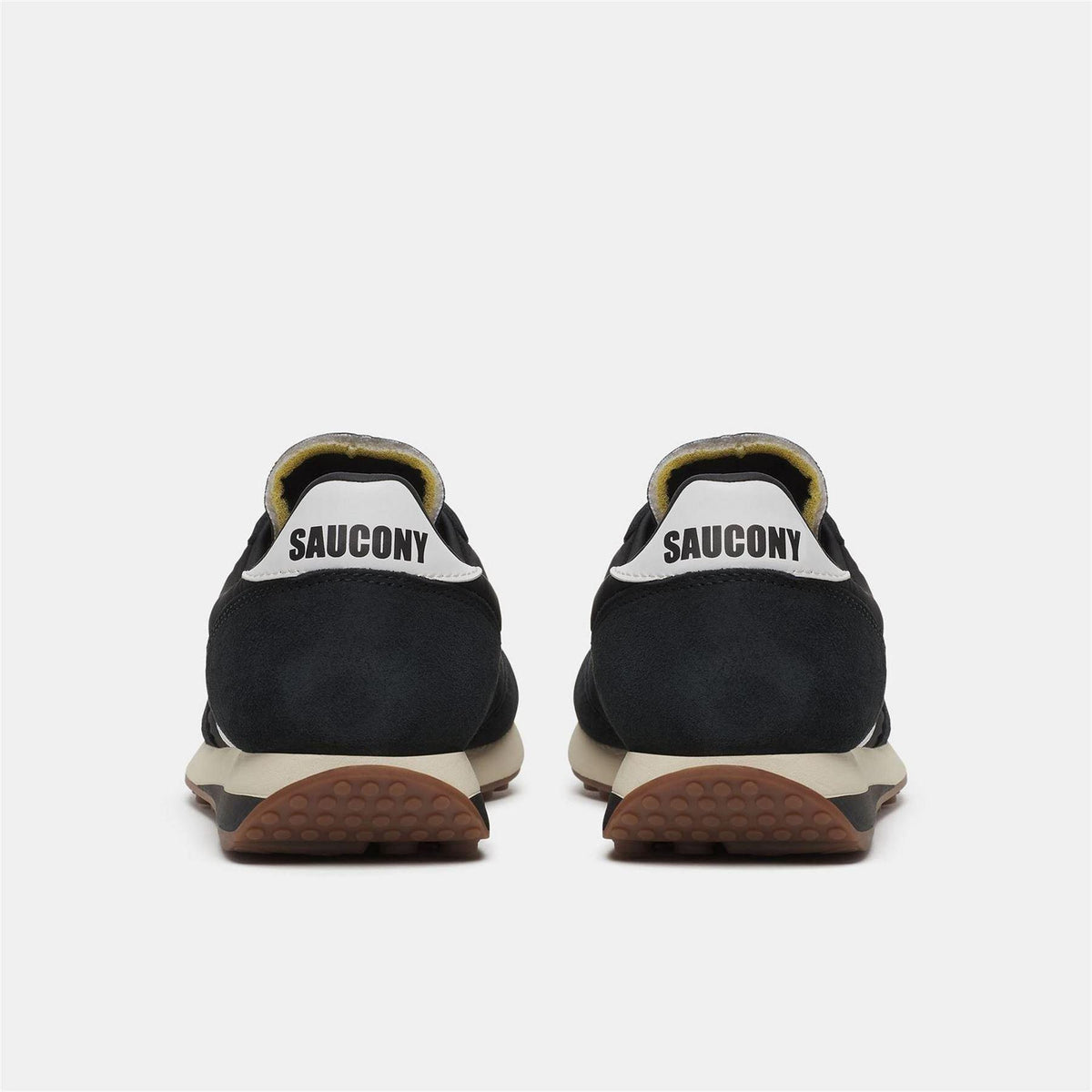 Black-White - Close up - Saucony Unisex Adult 80 Suede Trainers