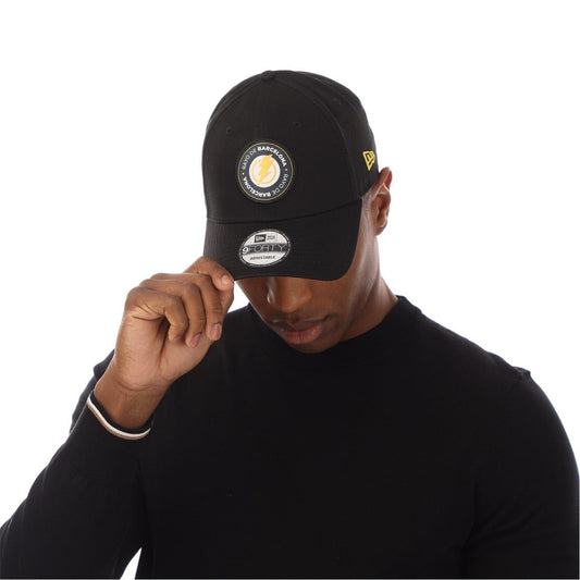 Black - Front - New Era 9Forty FC Barcelona Casual Baseball Cap