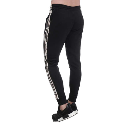 Black - Back - Adidas Mens Essentials French Terry Camo Trousers