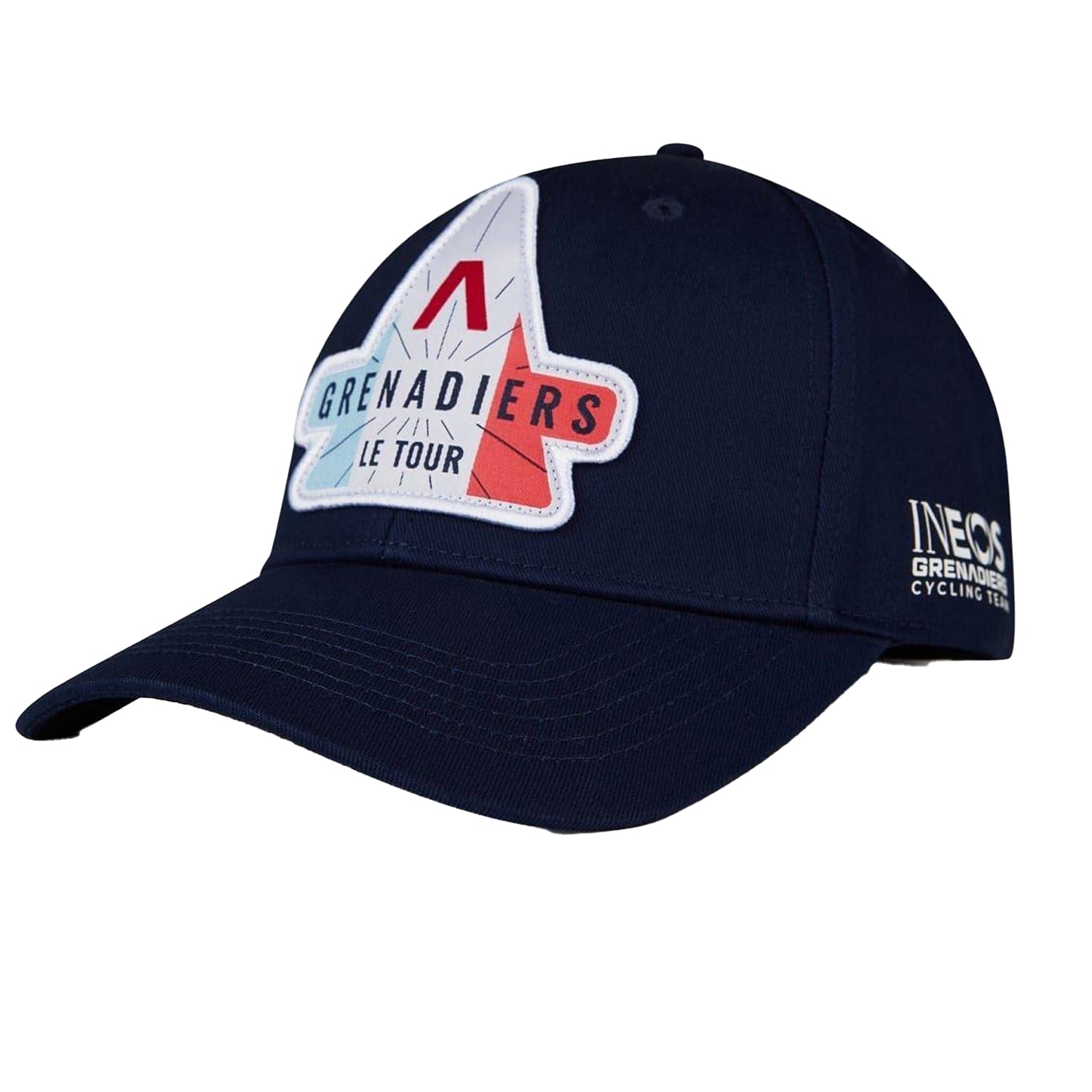 Navy - Front - Castore Unisex Adult Grenadier Tour de France Baseball Cap