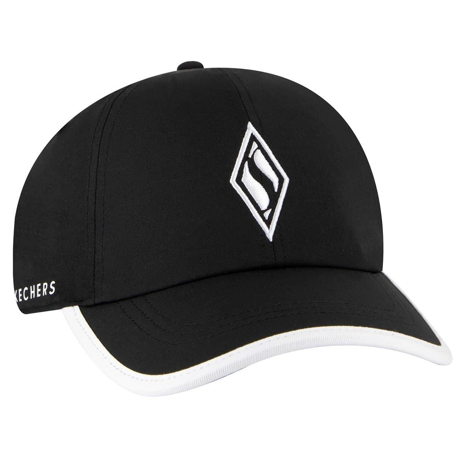 Black-White - Back - Skechers Womens-Ladies Skchwve Baseball Cap
