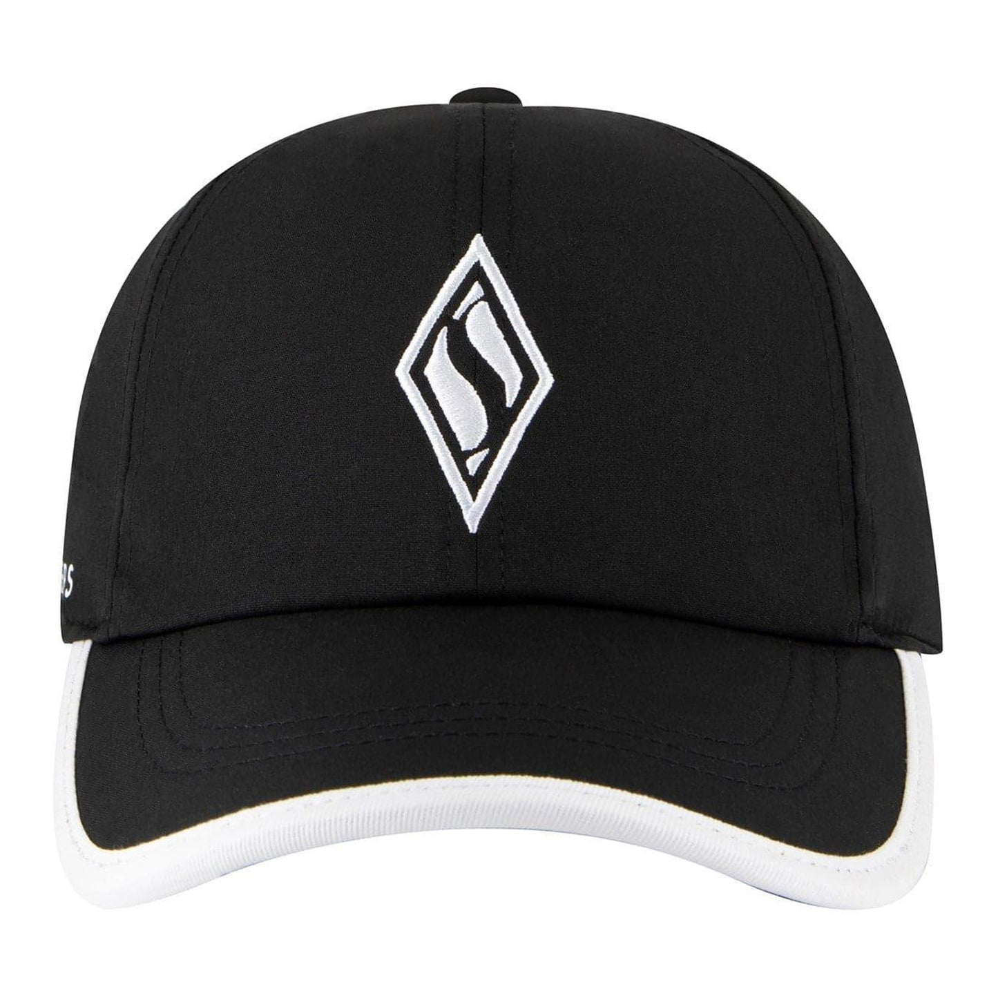 Black-White - Front - Skechers Womens-Ladies Skchwve Baseball Cap
