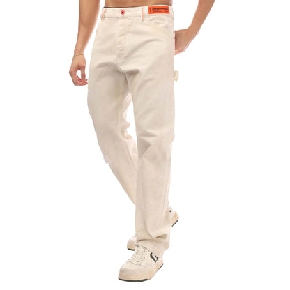 Grey-White - Front - Heron Preston Mens 8000 Hammer Trousers