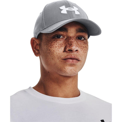 Grey - Side - Under Armour Mens Blitzing Cap