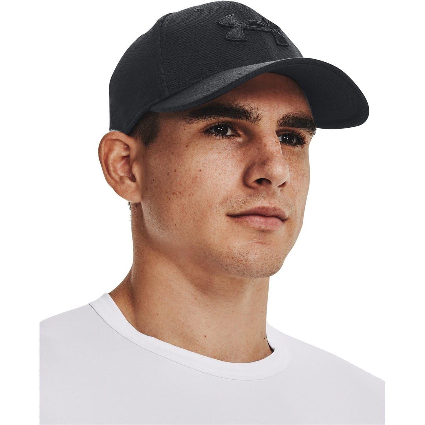Black - Side - Under Armour Mens Blitzing Cap