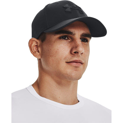 Black - Side - Under Armour Mens Blitzing Cap