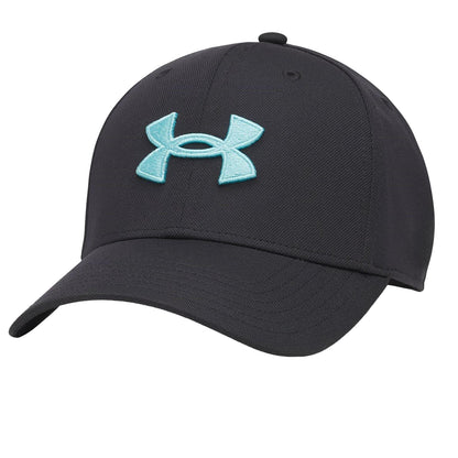 Black-Blue Haze - Front - Under Armour Mens Blitzing Cap