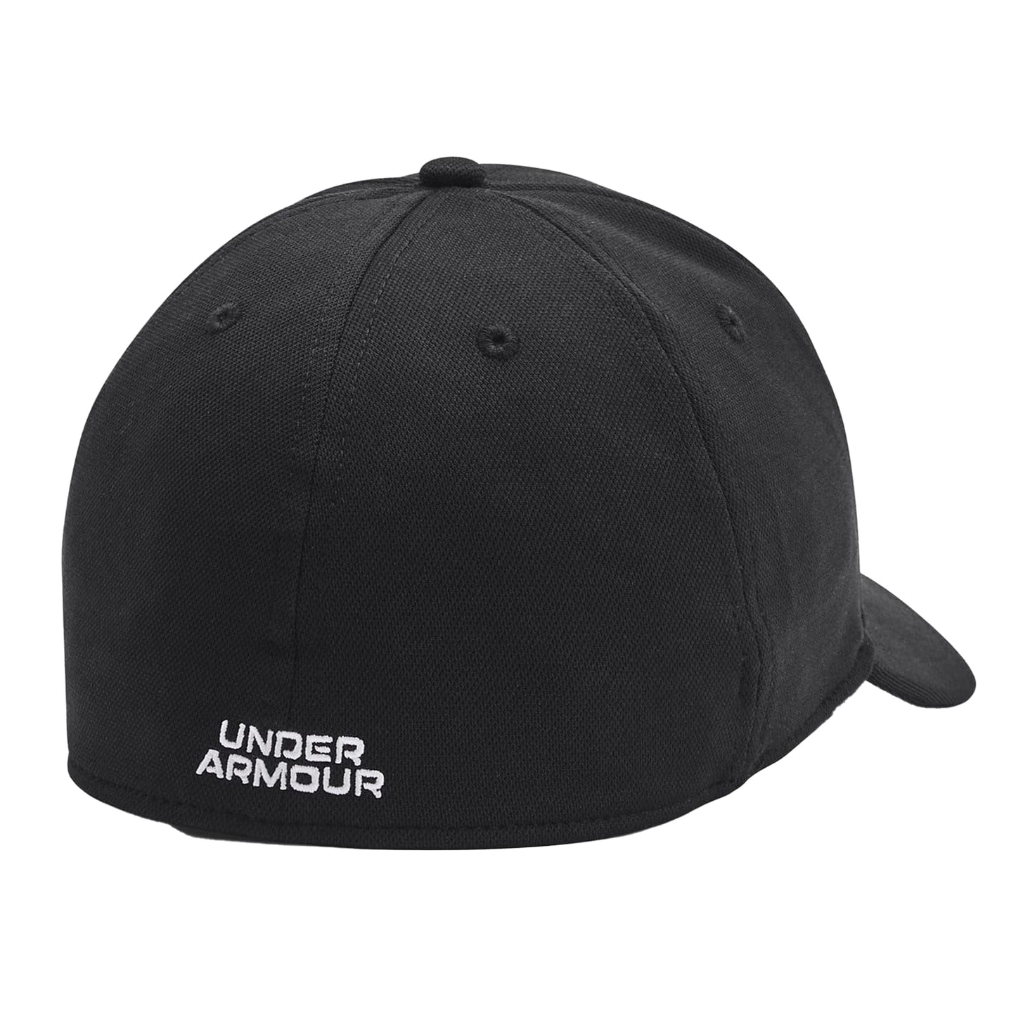 Black-White - Back - Under Armour Mens Blitzing Cap