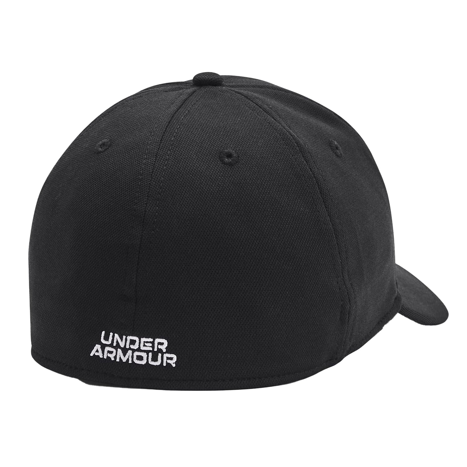 Black-White - Back - Under Armour Mens Blitzing Cap