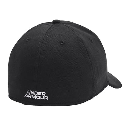 Black-White - Back - Under Armour Mens Blitzing Cap