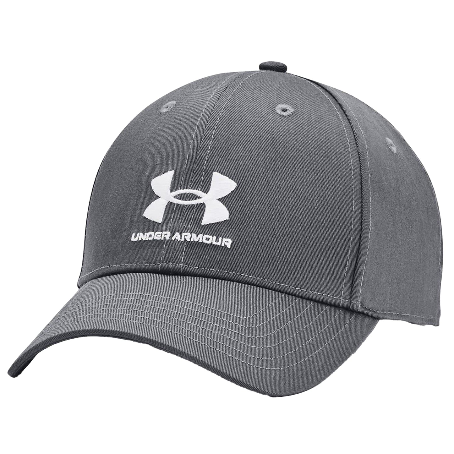 Grey - Front - Under Armour Mens Lockup Dad Hat