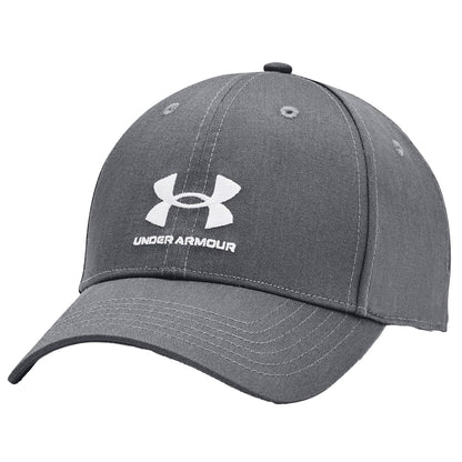 Grey - Front - Under Armour Mens Lockup Dad Hat