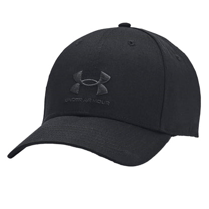 Triple Black - Front - Under Armour Mens Lockup Dad Hat