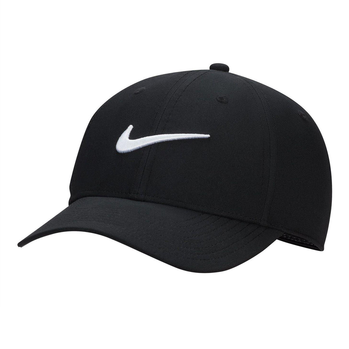 Black-White - Front - Nike Unisex Adult Swoosh Baseball Cap