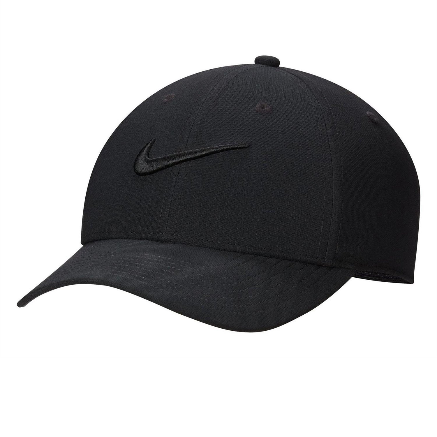 Black - Front - Nike Unisex Adult Swoosh Baseball Cap
