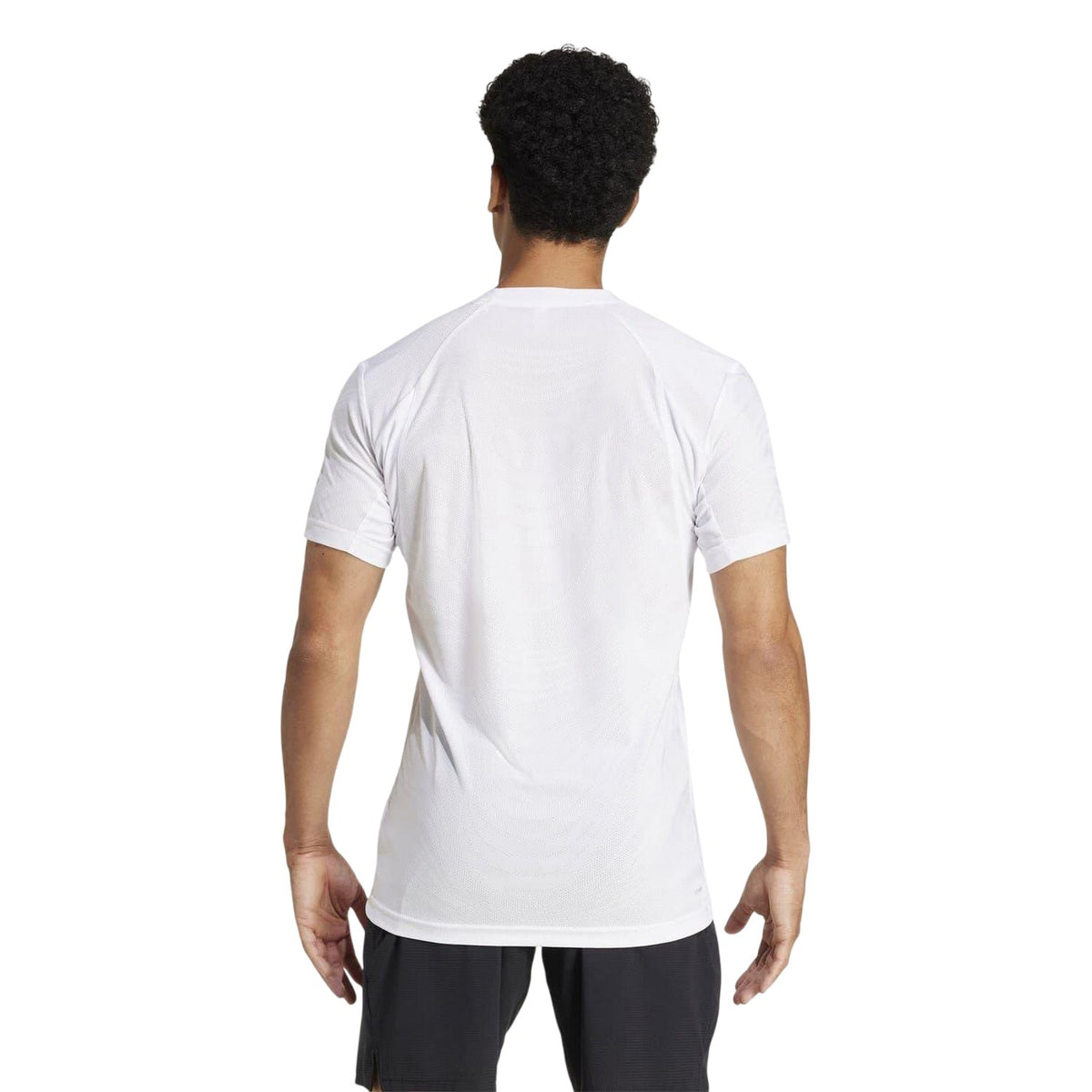 White - Back - Adidas Mens Pro Climacool Tennis T-Shirt