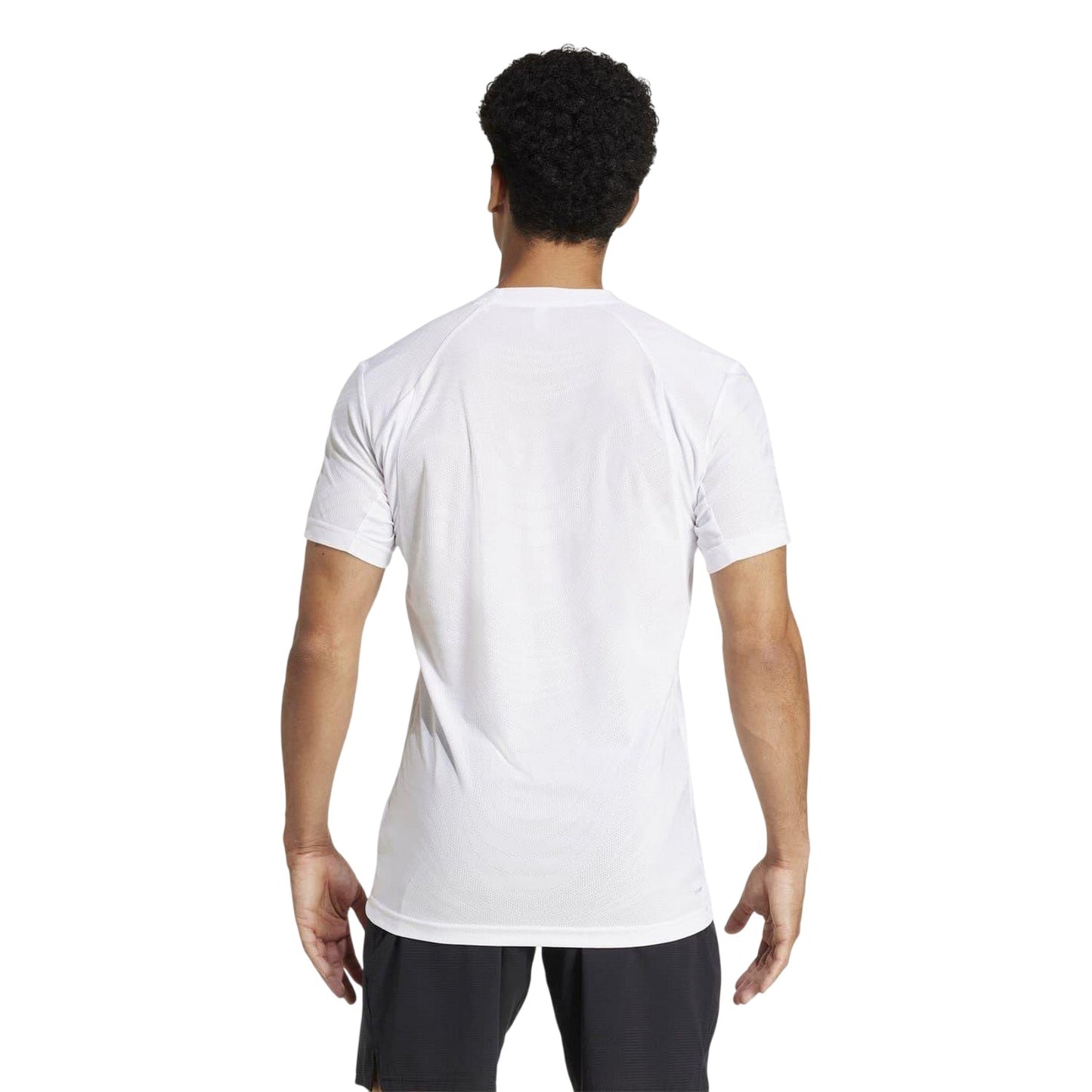 White - Back - Adidas Mens Pro Climacool Tennis T-Shirt