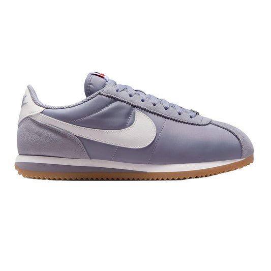 Cement Grey - Front - Nike Womens-Ladies Cortez Suede Trainers