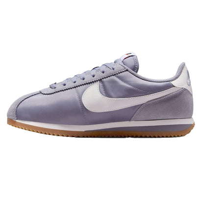 Cement Grey - Side - Nike Womens-Ladies Cortez Suede Trainers